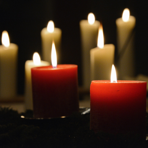 Advent Kerzen 5web